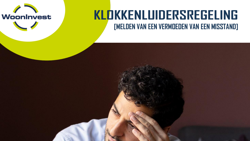 Fragment van de voorzijde van de brochure over de klokkenluidersregeling.
