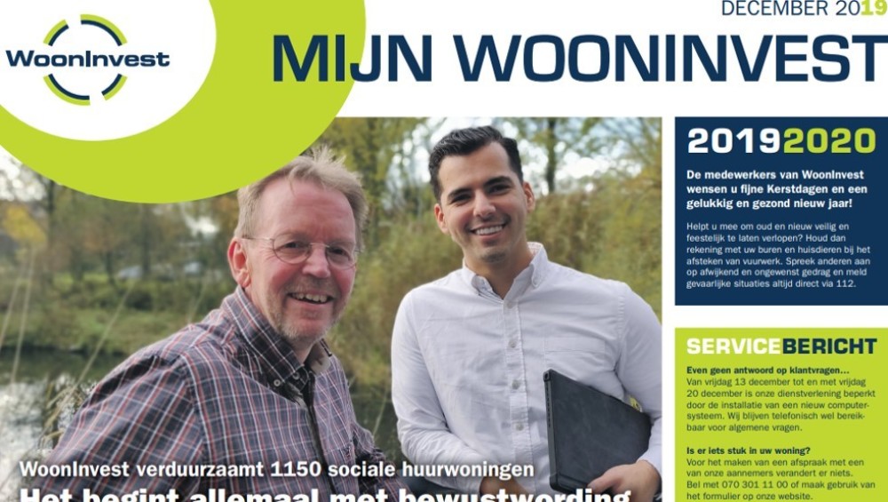 Lees de laatste Mijn WoonInvest Pagina - December 2019