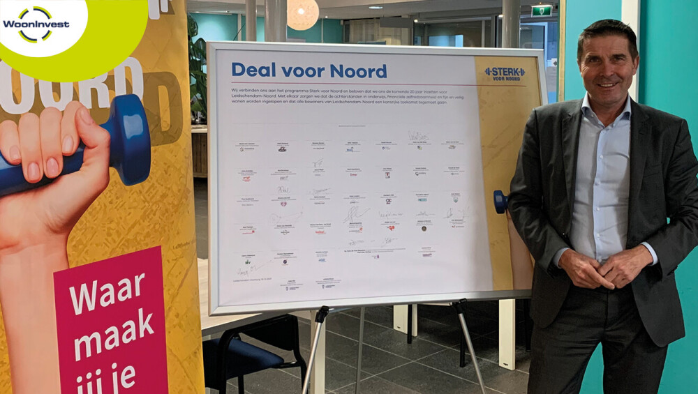 WoonInvest zet handtekening onder 'Deal voor Noord'